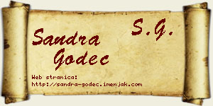 Sandra Godeč vizit kartica